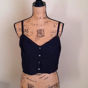Black Crop Top